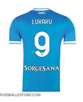 Günstige SSC Napoli Romelu Lukaku #9 Heimtrikot 2025-26 Kurzarm